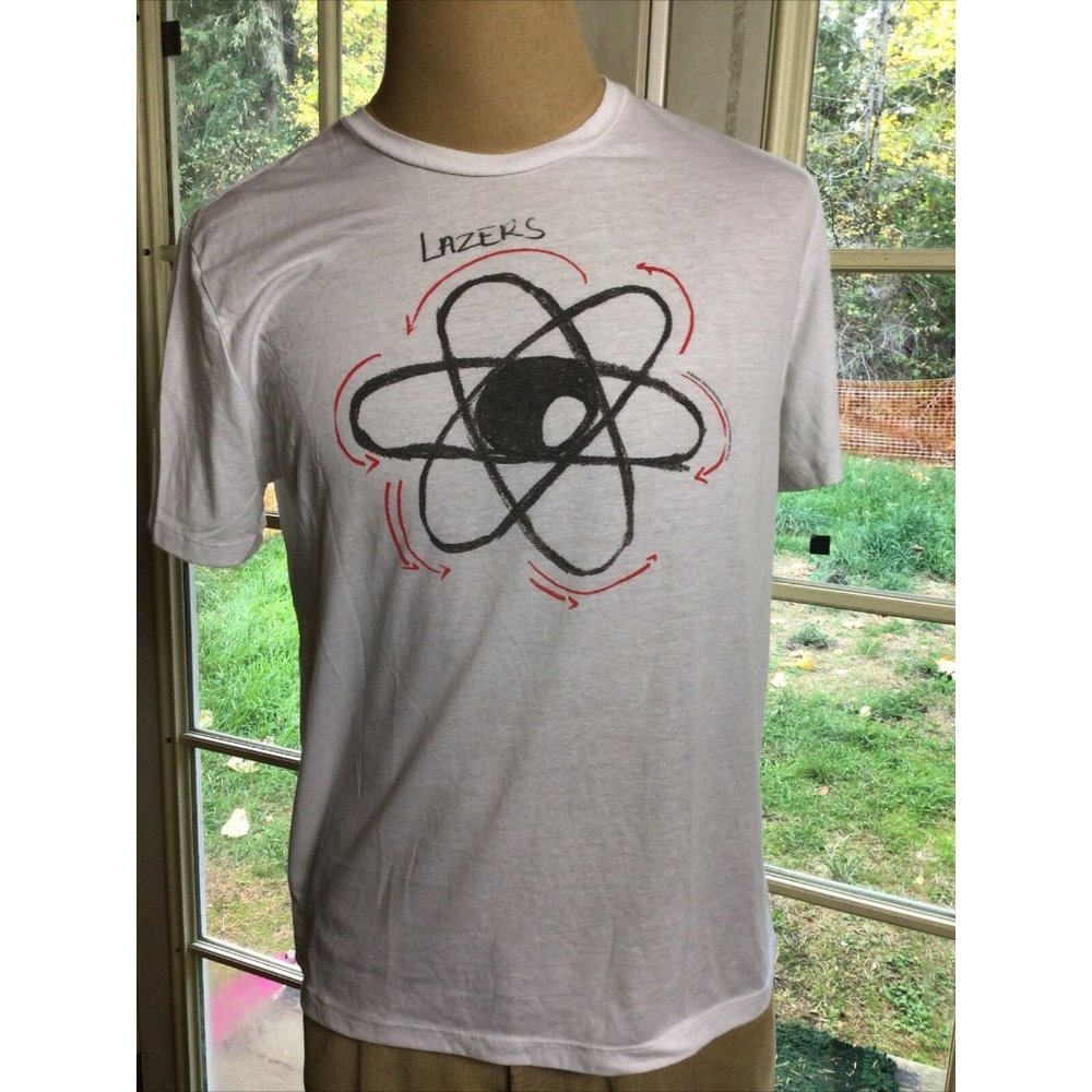Lazers  T Shirt by MUSTACHE 3R GADE Size Youth X- Large
